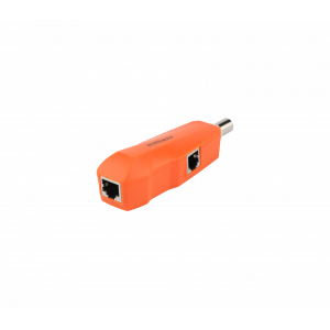 Cable tester with length measurement, cable tracer, and POE detection, with time domain reflectometer function